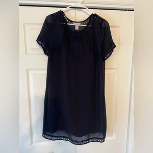Navy H&M dress, knee length